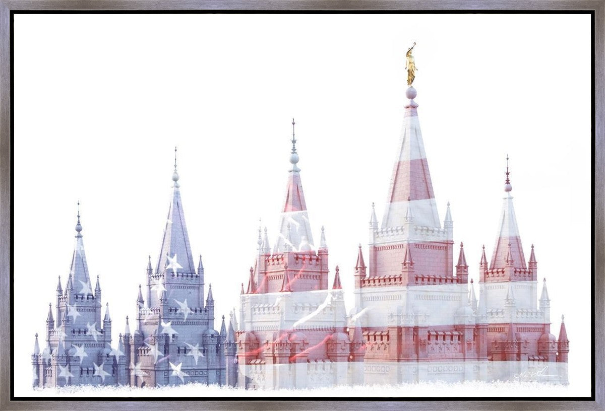 Salt Lake Flag Gallery Wrap