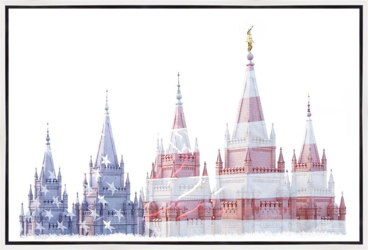 Salt Lake Flag Gallery Wrap