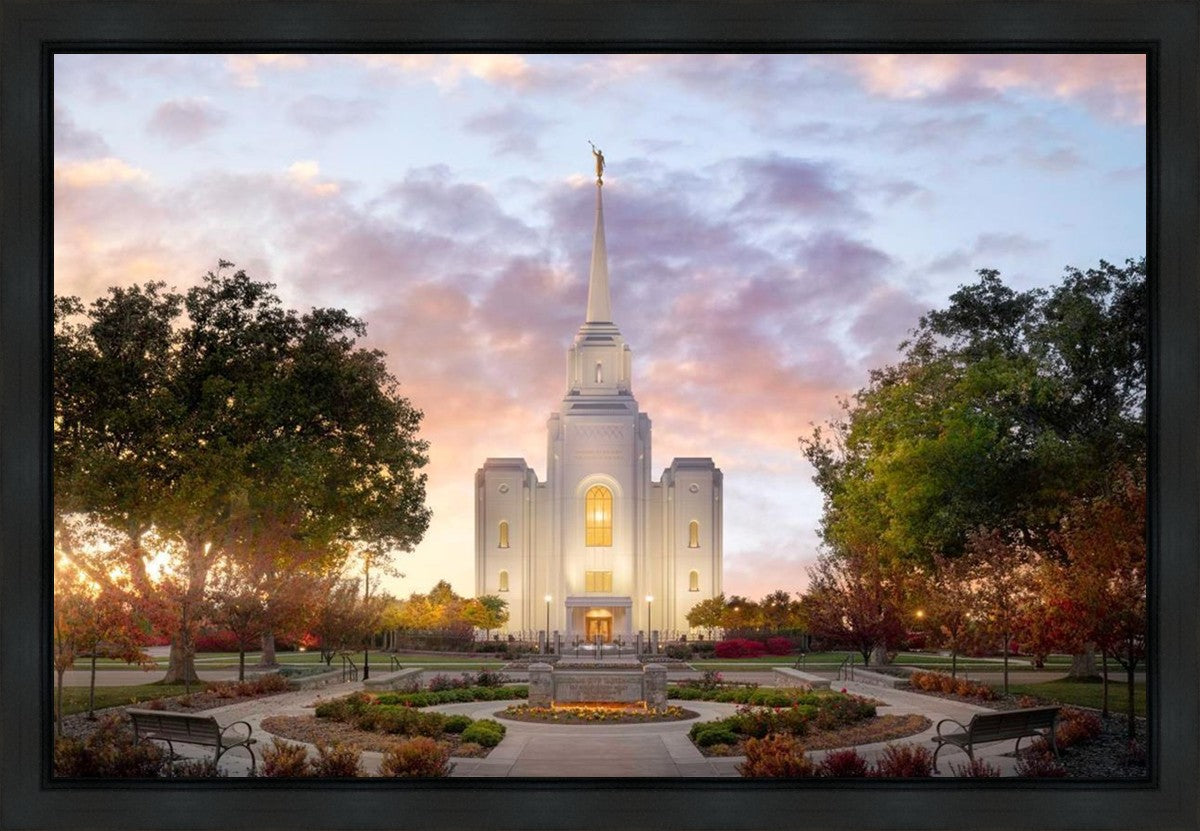 Brigham City Temple Autumn Panorama