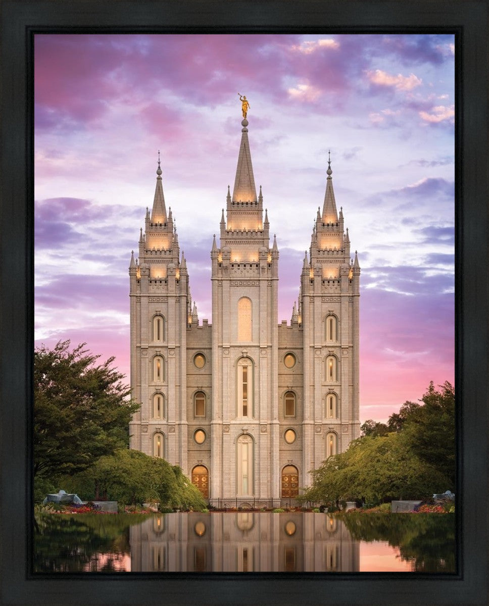 Salt Lake for Time and All Eternity Gallery Wrap