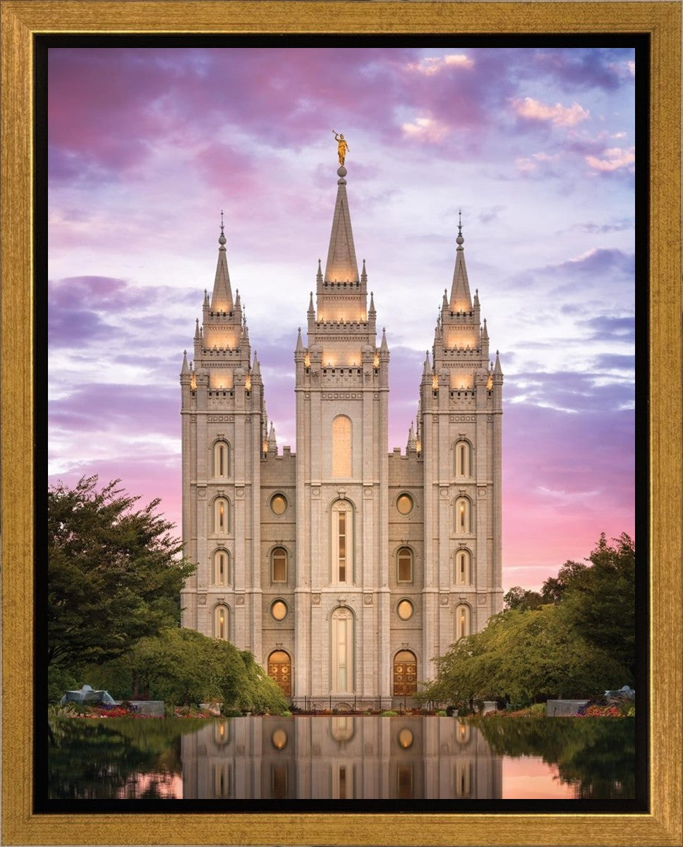 Salt Lake for Time and All Eternity Gallery Wrap