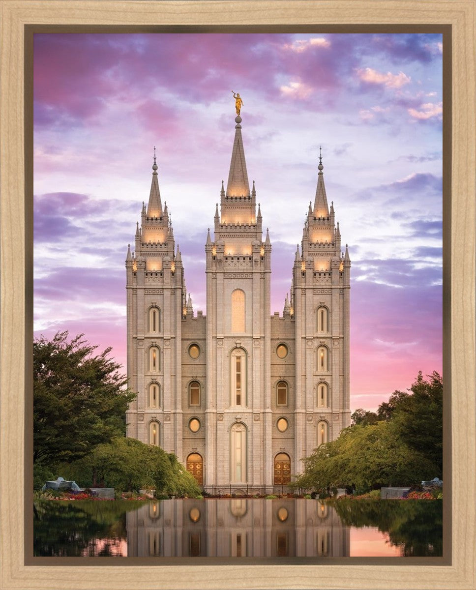 Salt Lake for Time and All Eternity Gallery Wrap