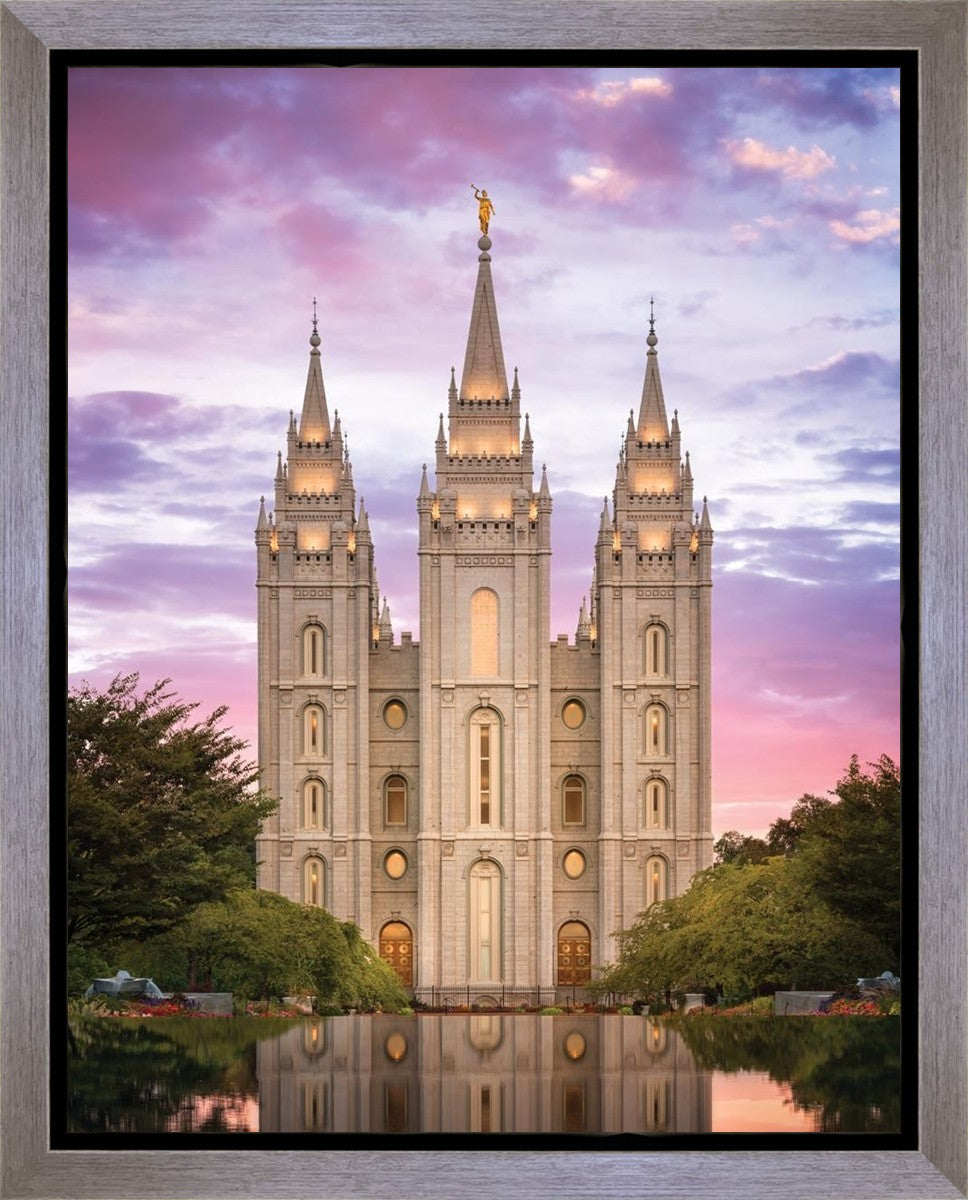 Salt Lake for Time and All Eternity Gallery Wrap