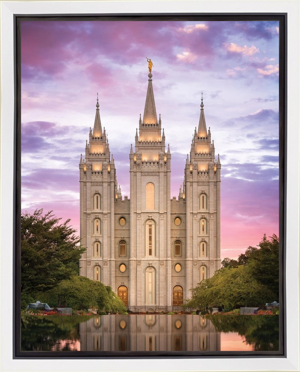 Salt Lake for Time and All Eternity Gallery Wrap