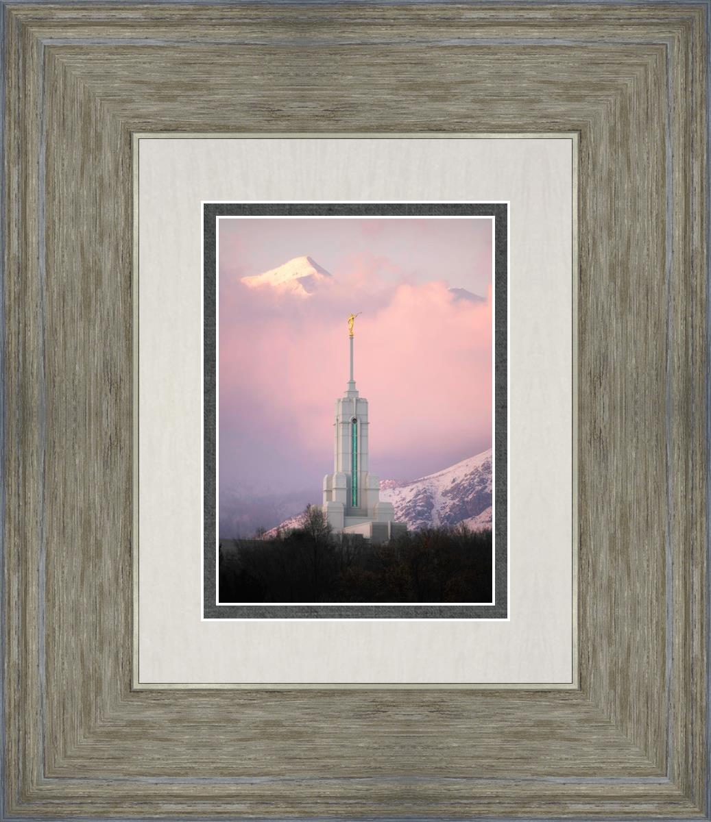 Mount Timpanogos Temple Winter Peaks