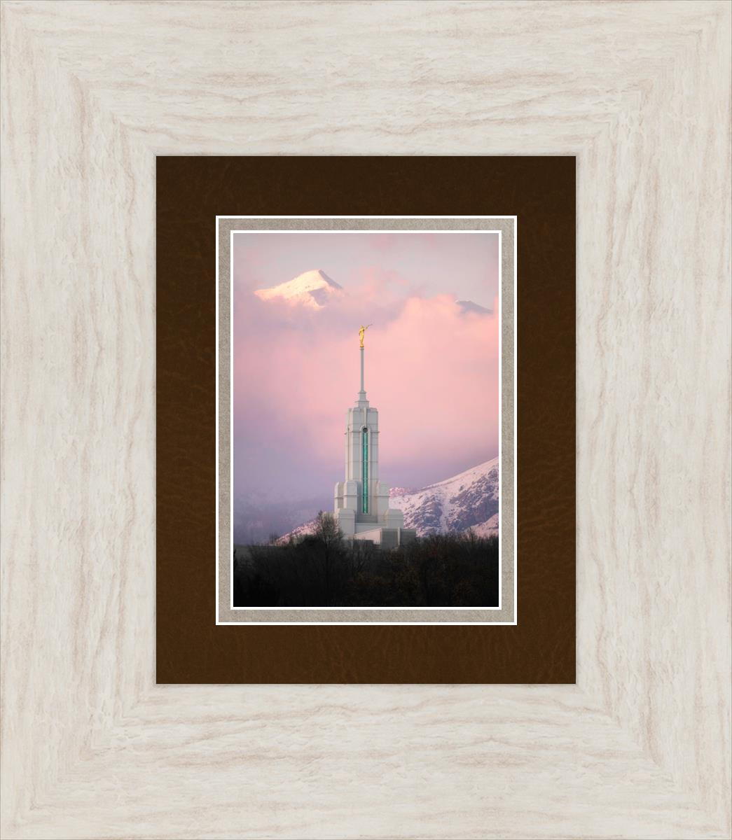 Mount Timpanogos Temple Winter Peaks