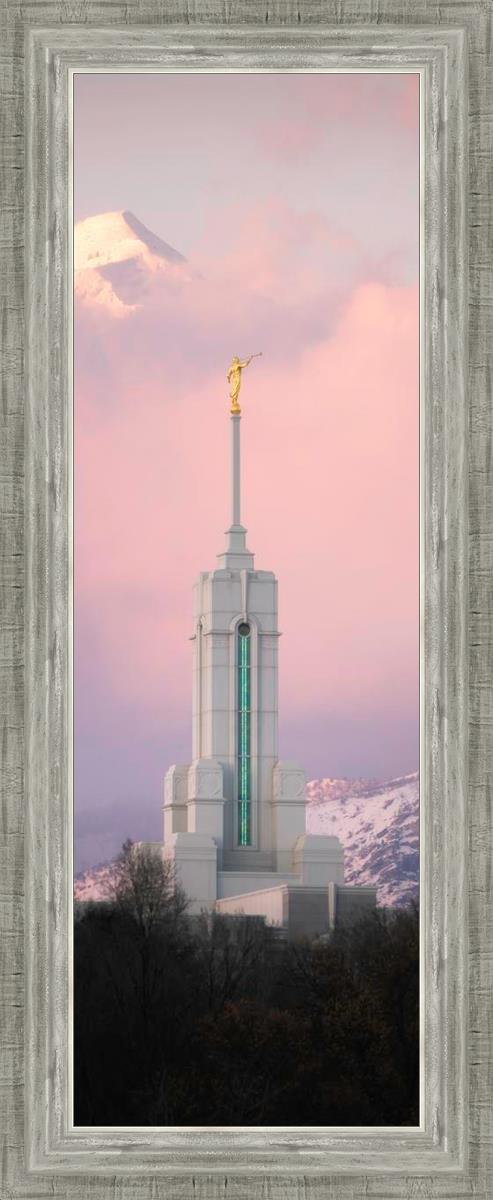 Mount Timpanogos Temple Winter Peaks