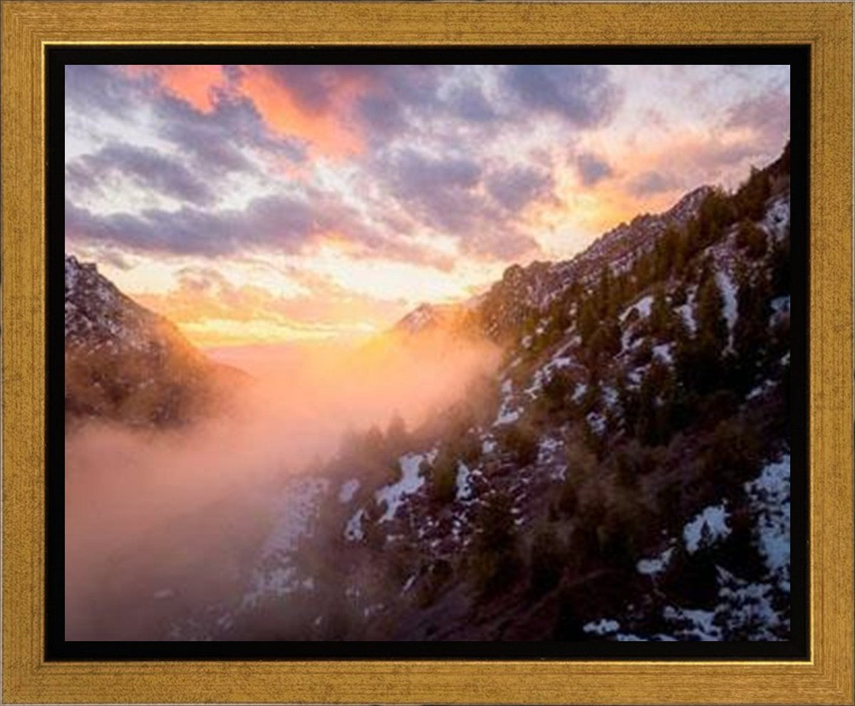 American Fork Canyon From Mutual Dell Gallery Wrap