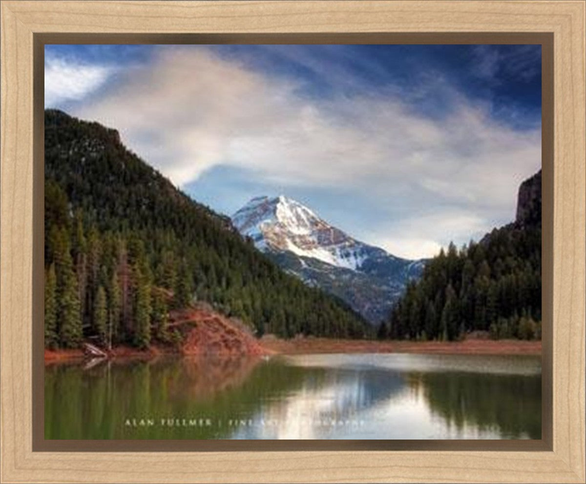 Timpanogos From Tibblefork Reservoir Gallery Wrap