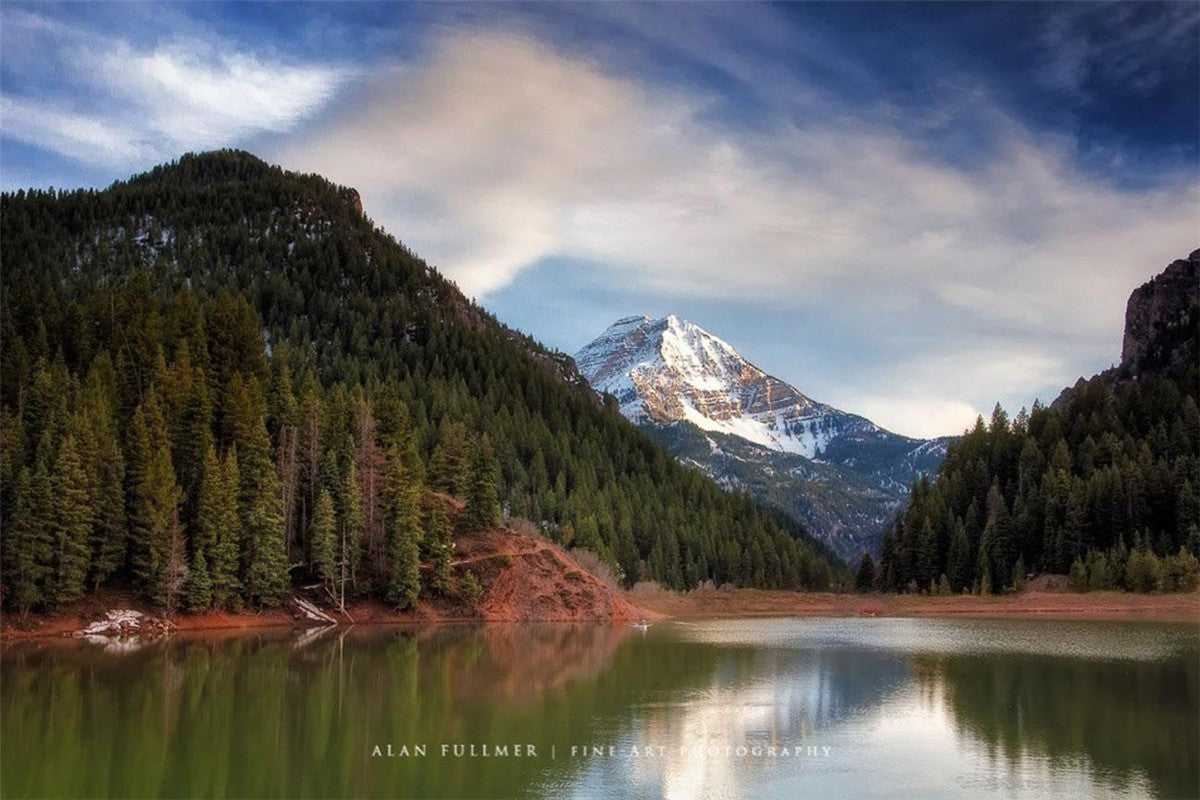 Timpanogos From Tibblefork Reservoir Gallery Wrap