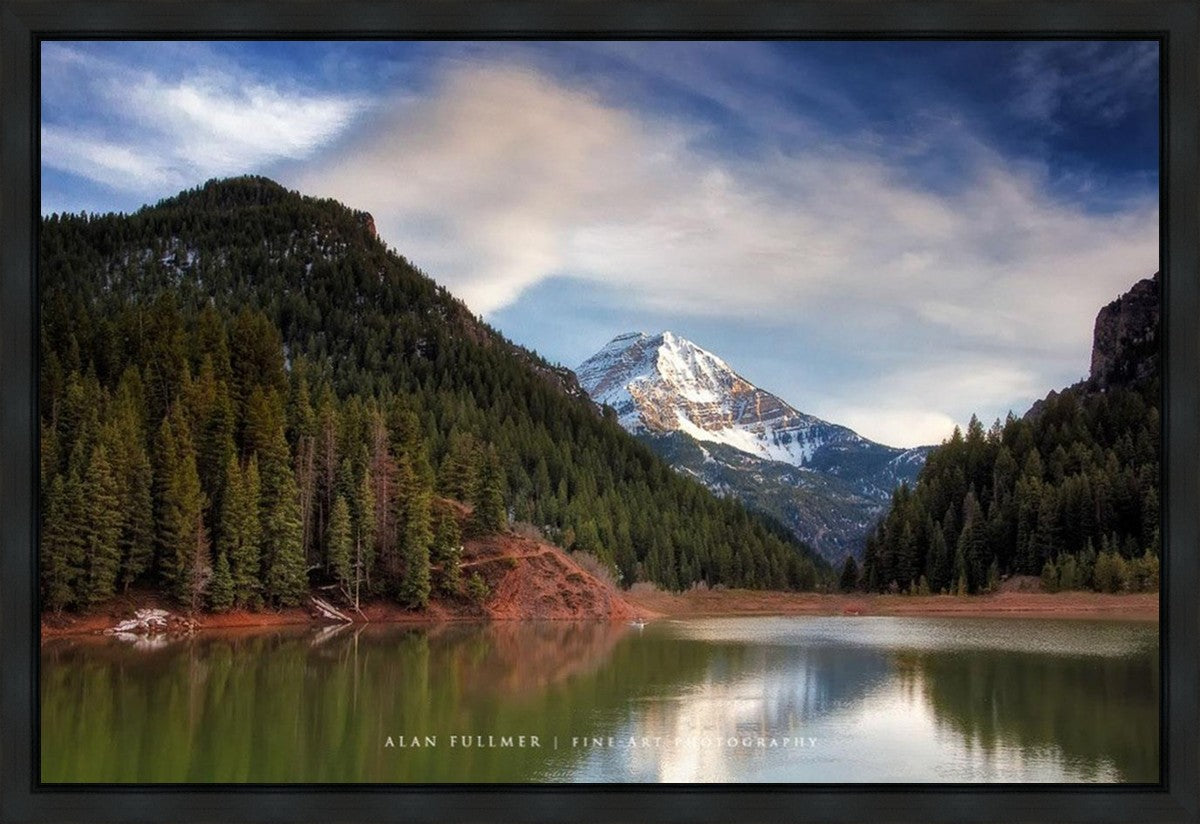 Timpanogos From Tibblefork Reservoir Gallery Wrap
