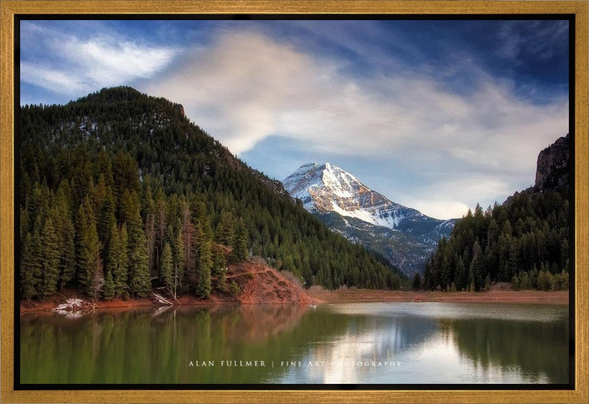 Timpanogos From Tibblefork Reservoir Gallery Wrap