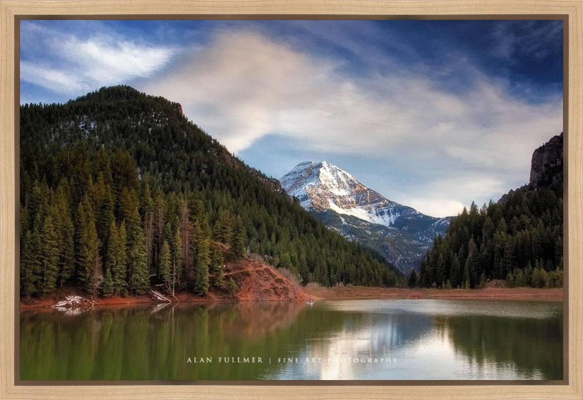 Timpanogos From Tibblefork Reservoir Gallery Wrap