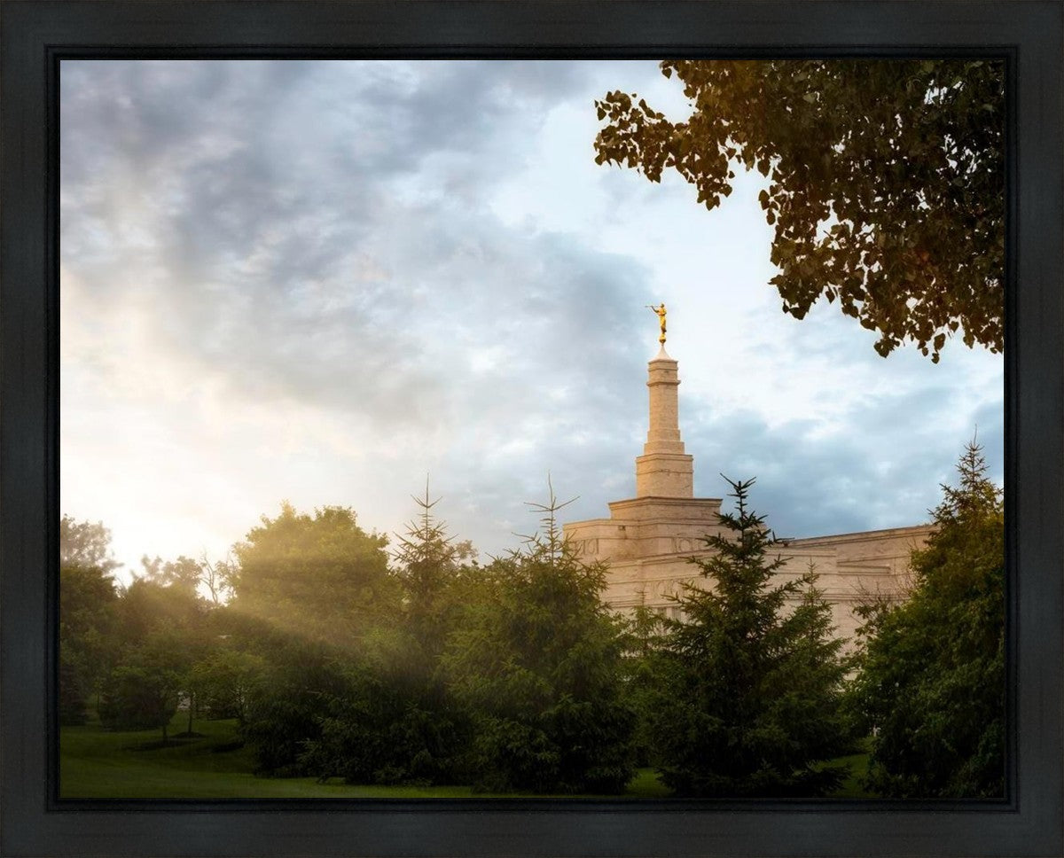Columbus Sunburst Gallery Wrap