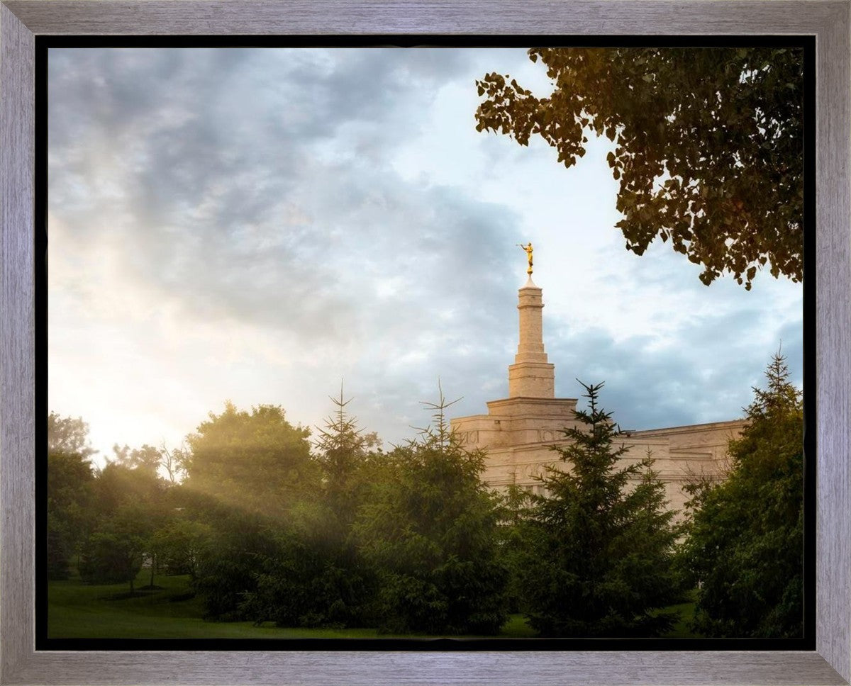 Columbus Sunburst Gallery Wrap