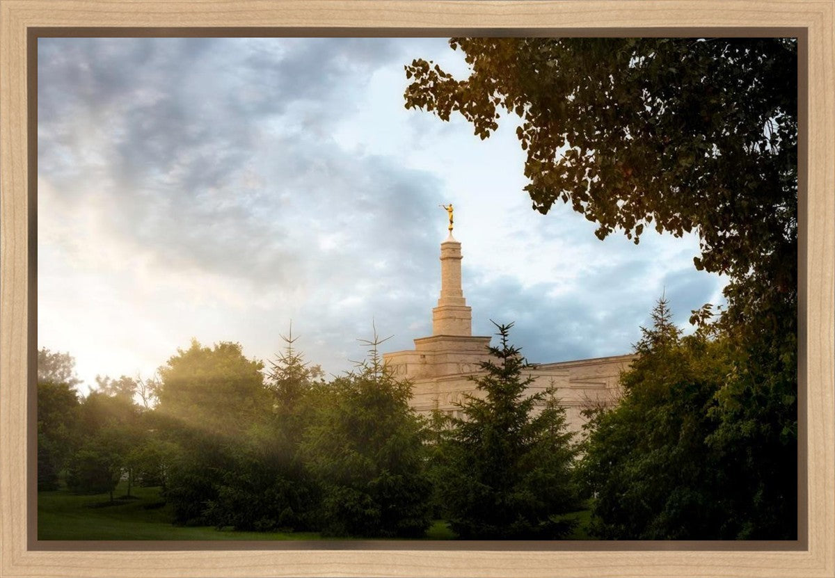 Columbus Sunburst Gallery Wrap
