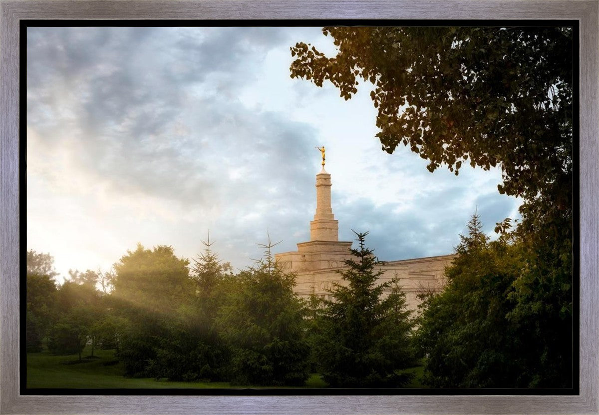 Columbus Sunburst Gallery Wrap