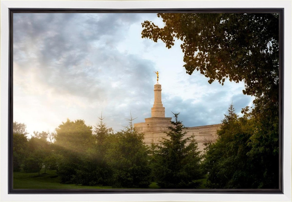 Columbus Sunburst Gallery Wrap