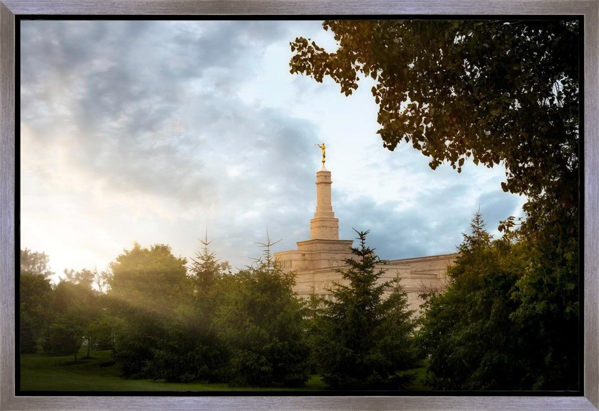Columbus Sunburst Gallery Wrap
