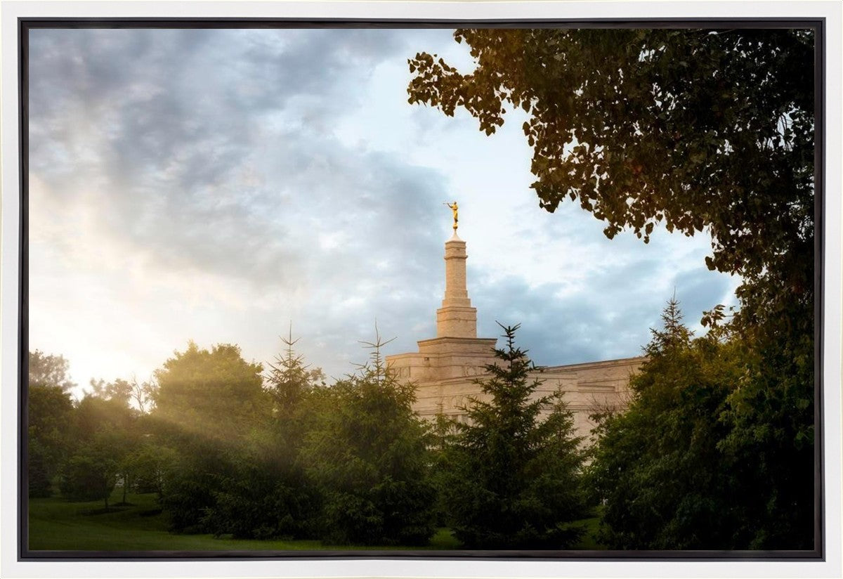Columbus Sunburst Gallery Wrap