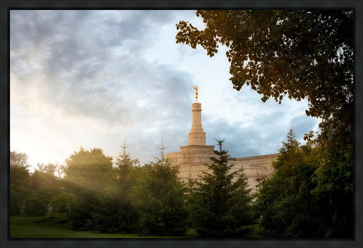 Columbus Sunburst Gallery Wrap