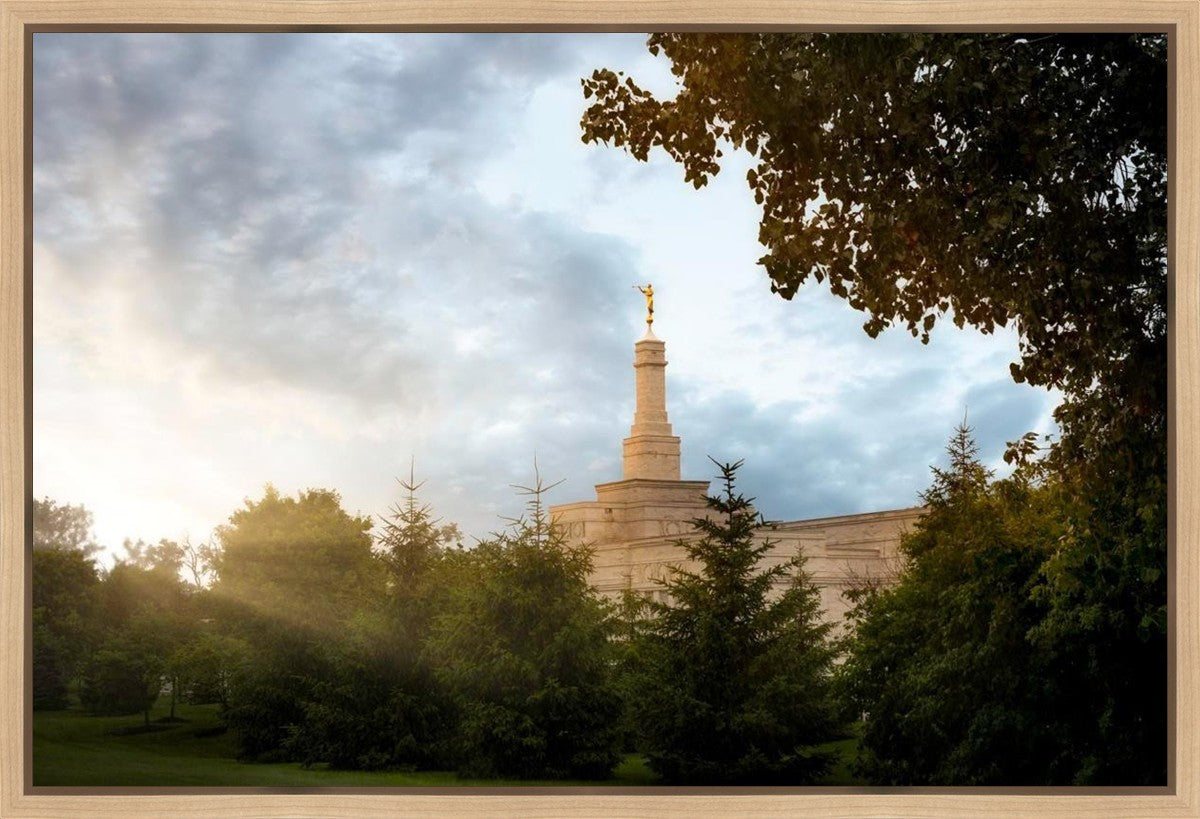 Columbus Sunburst Gallery Wrap