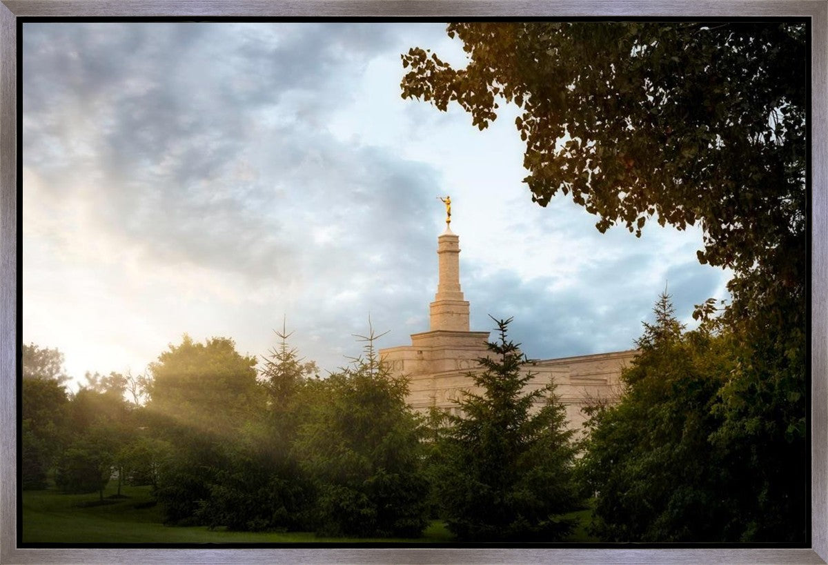 Columbus Sunburst Gallery Wrap
