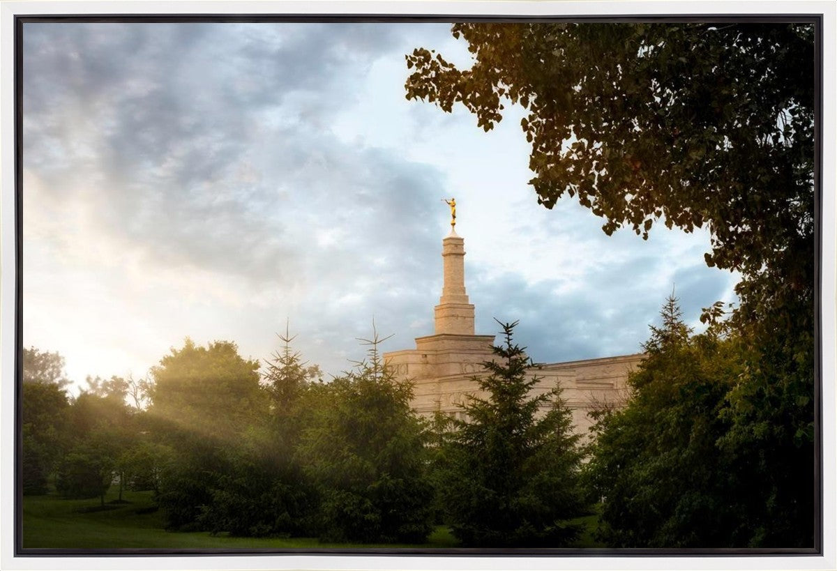 Columbus Sunburst Gallery Wrap