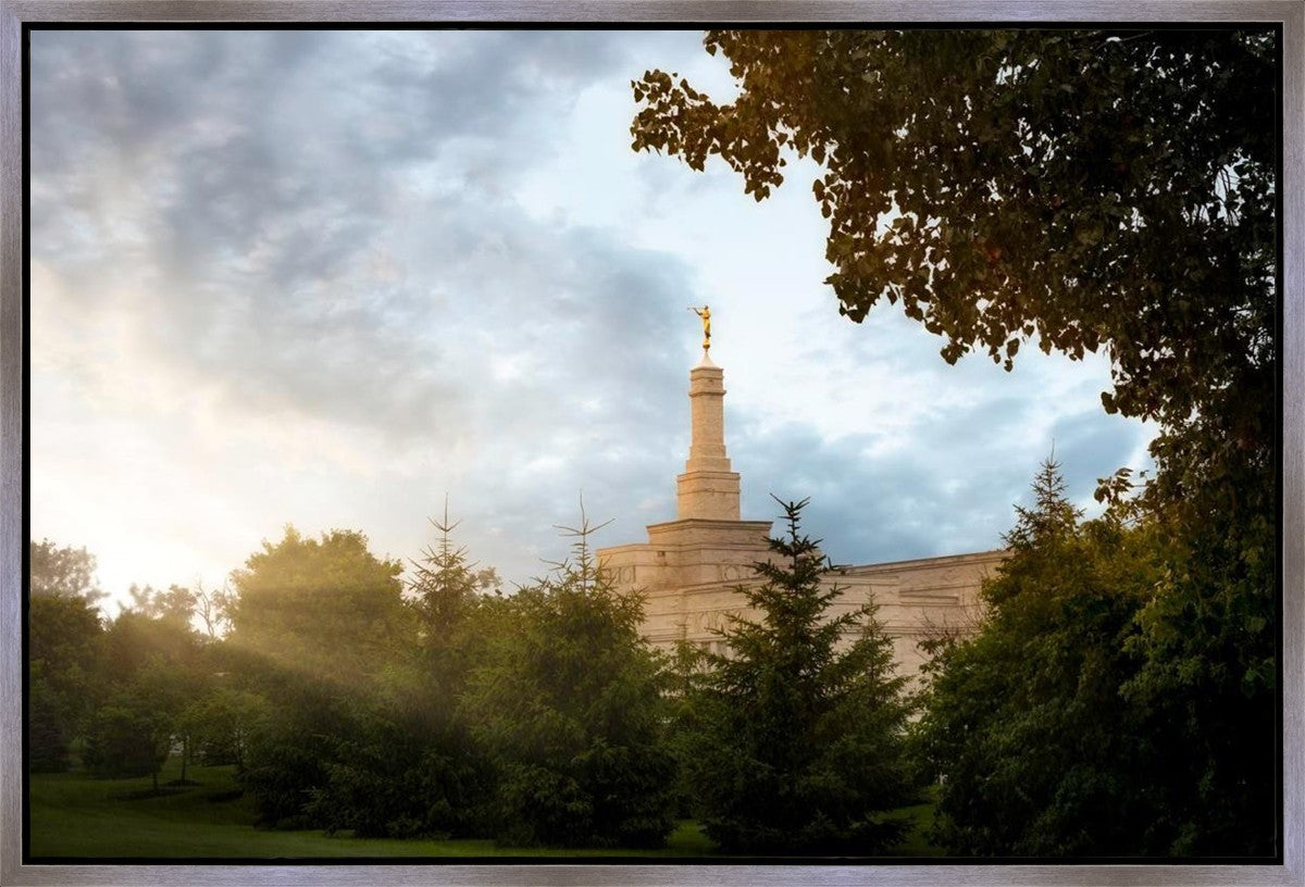 Columbus Sunburst Gallery Wrap