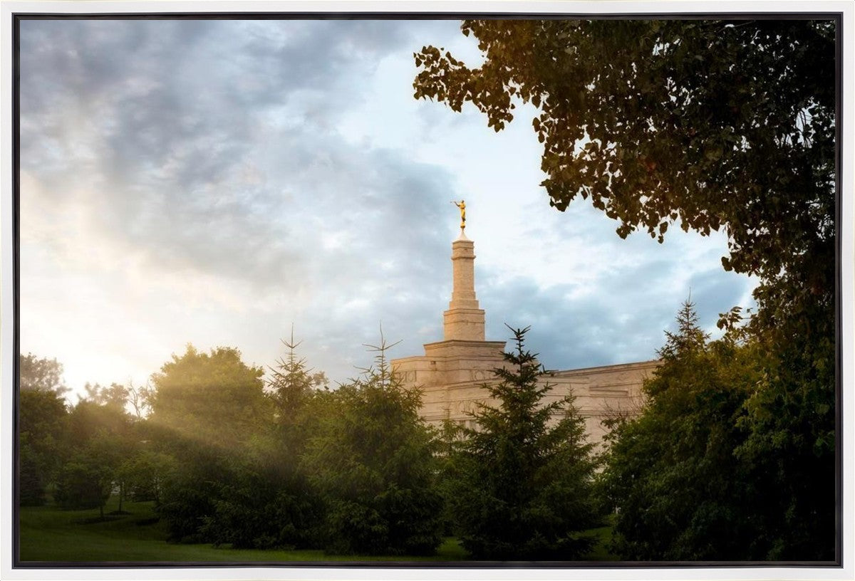 Columbus Sunburst Gallery Wrap