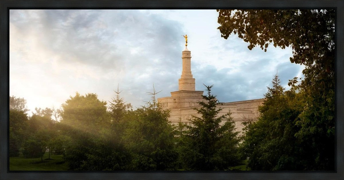 Columbus Sunburst Gallery Wrap