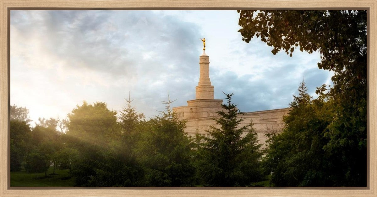 Columbus Sunburst Gallery Wrap