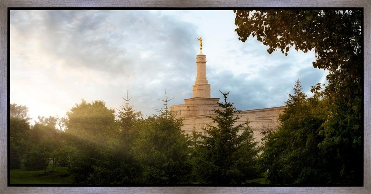 Columbus Sunburst Gallery Wrap