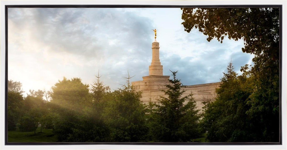 Columbus Sunburst Gallery Wrap
