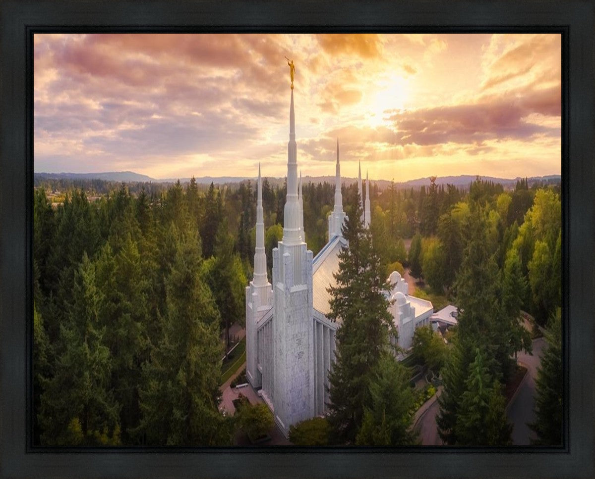 Portland From On High Gallery Wrap