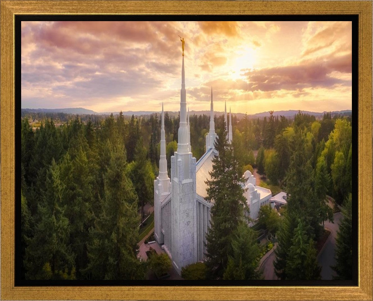 Portland From On High Gallery Wrap