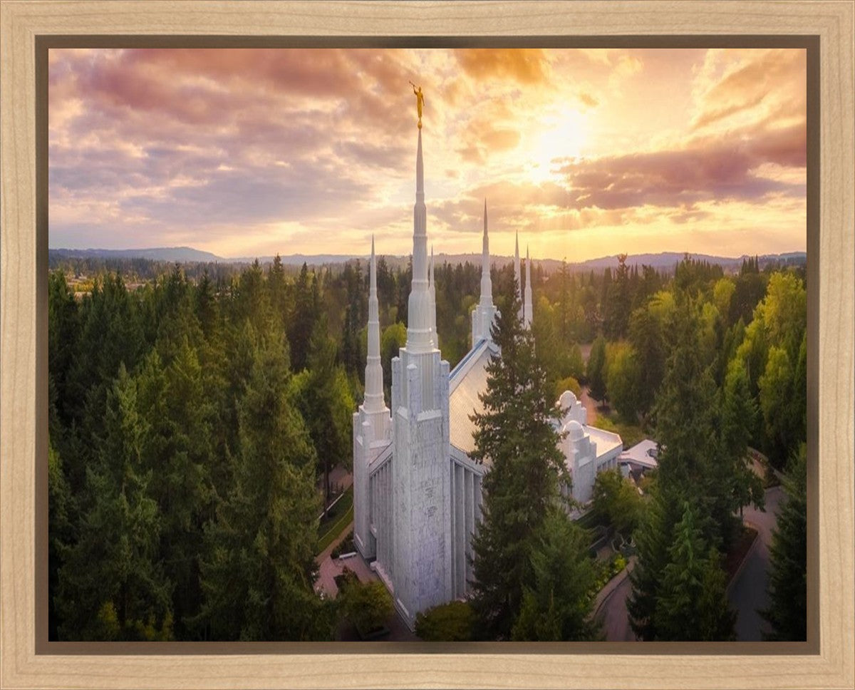 Portland From On High Gallery Wrap