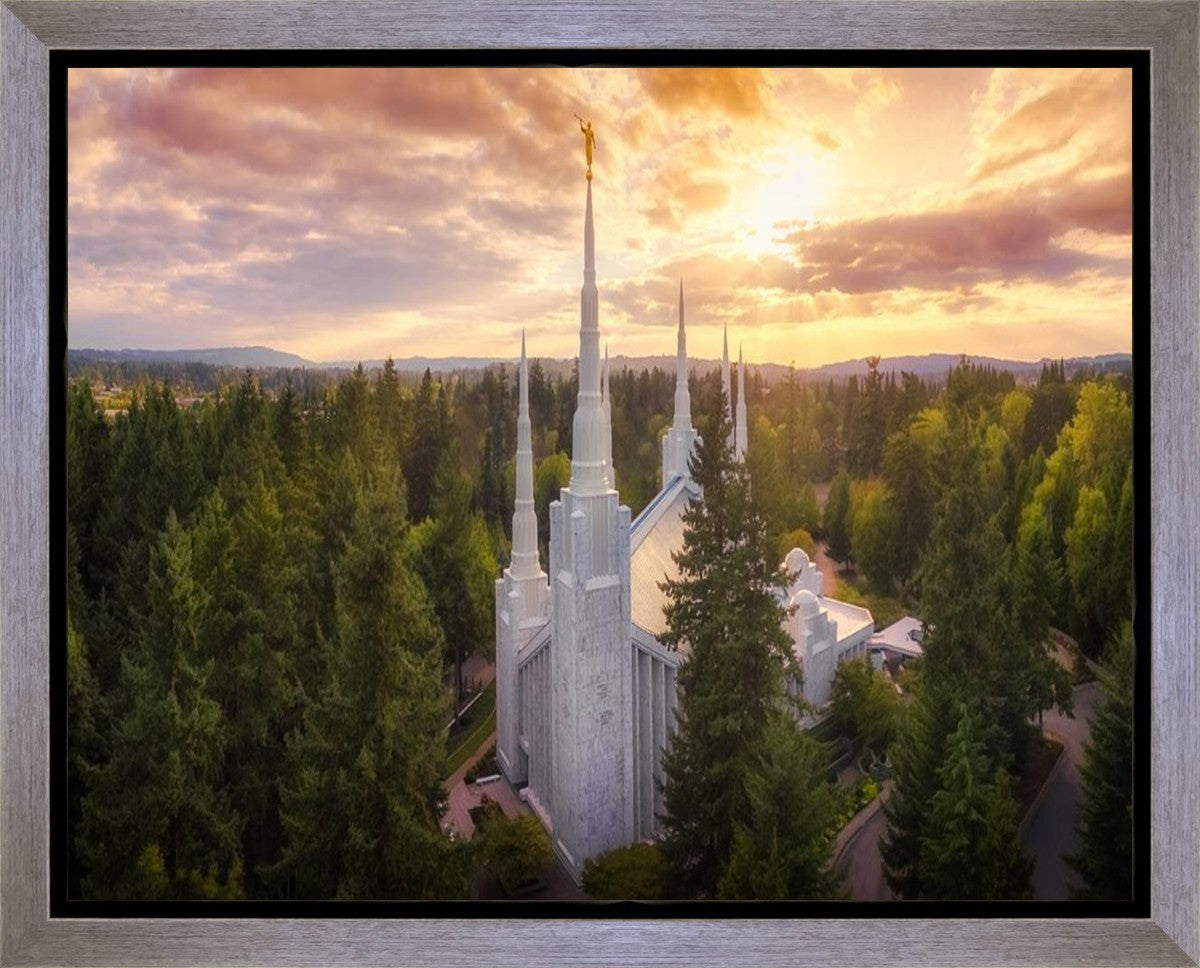 Portland From On High Gallery Wrap