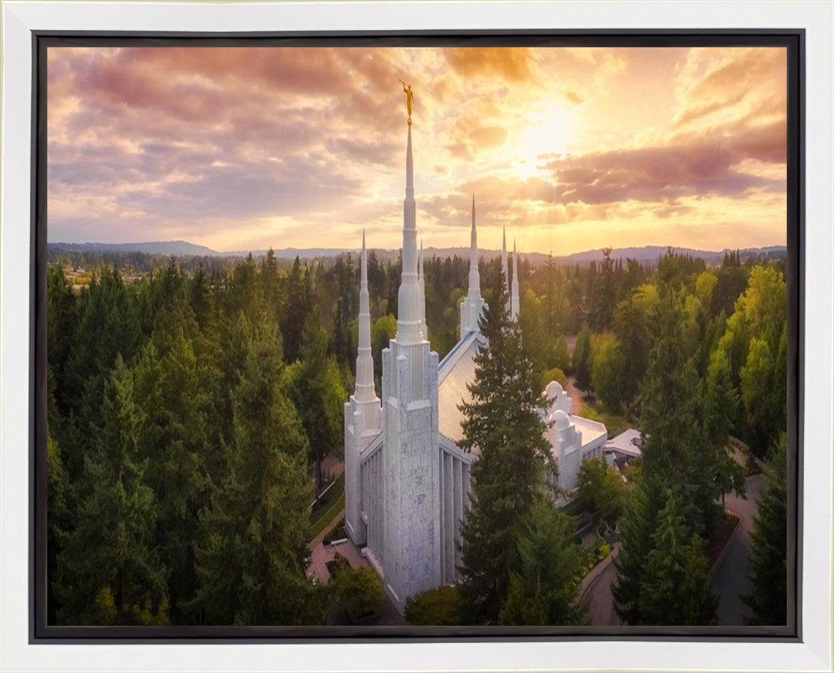 Portland From On High Gallery Wrap