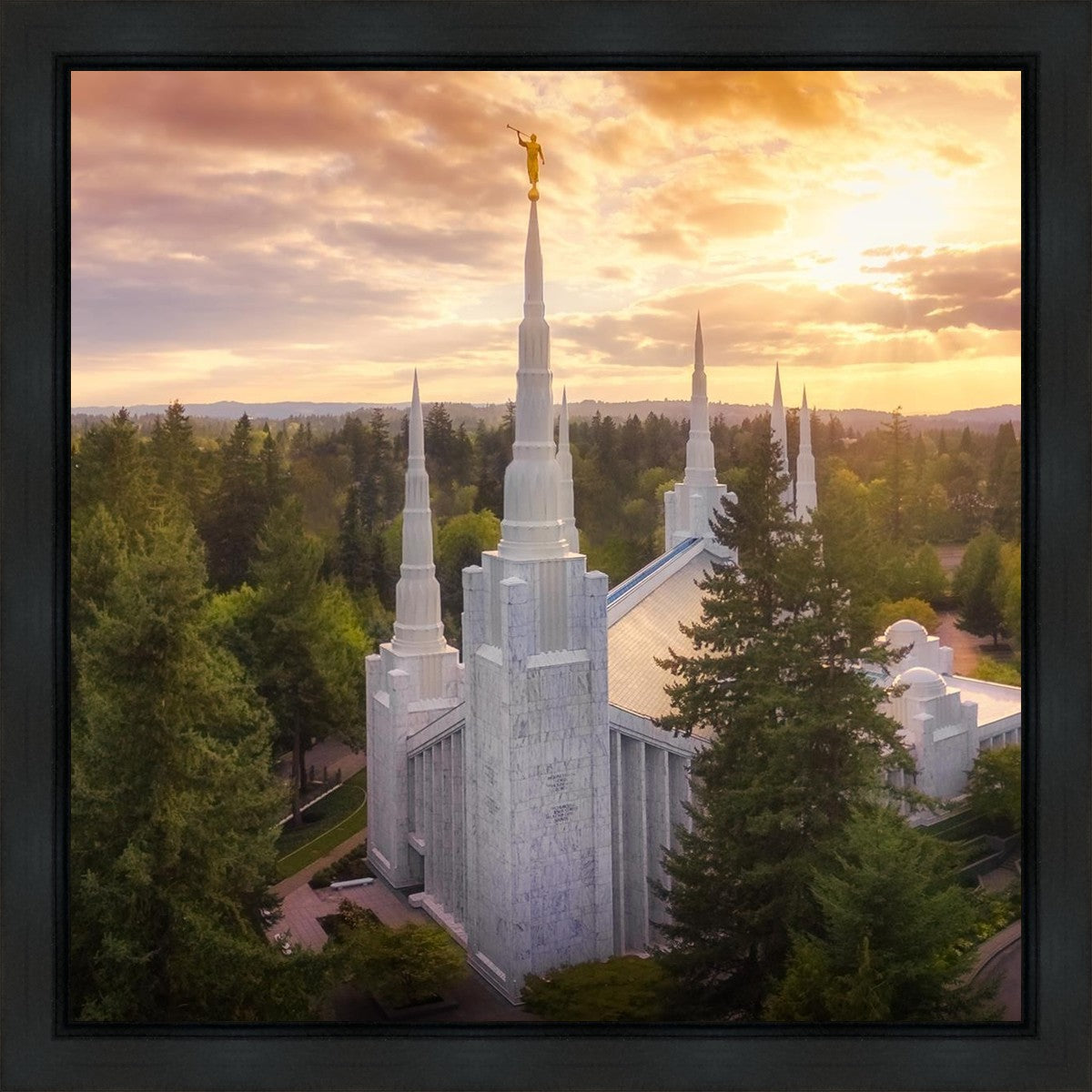 Portland From On High Gallery Wrap