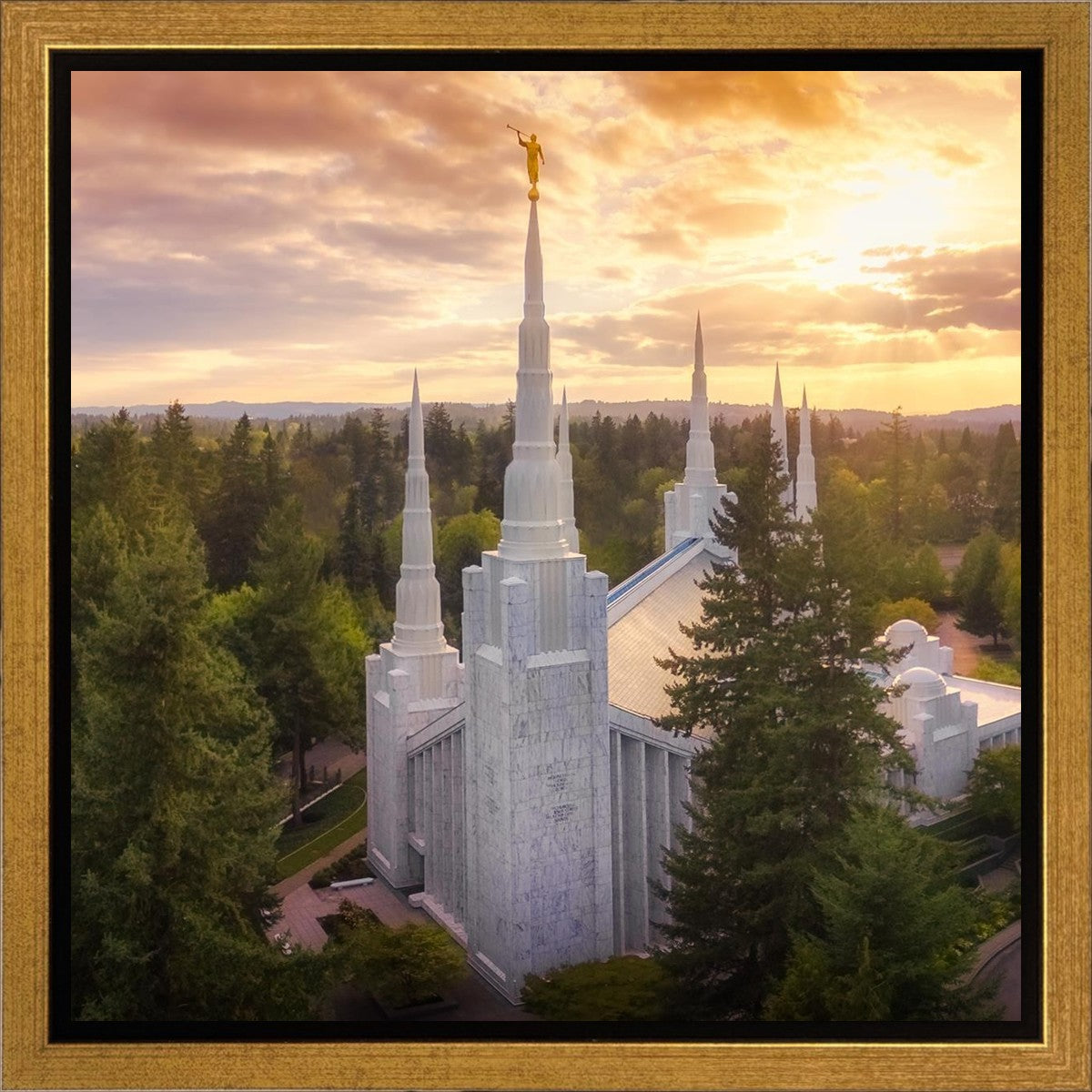 Portland From On High Gallery Wrap