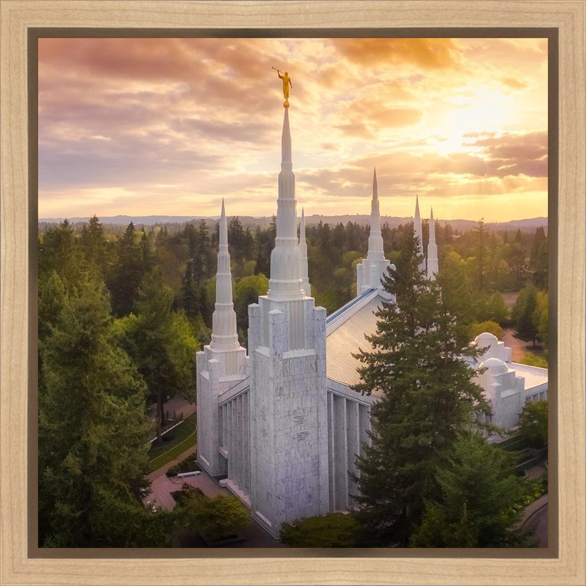 Portland From On High Gallery Wrap