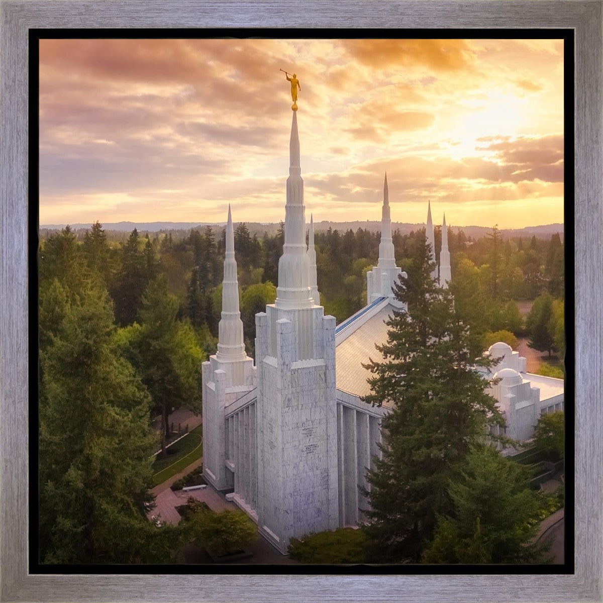 Portland From On High Gallery Wrap