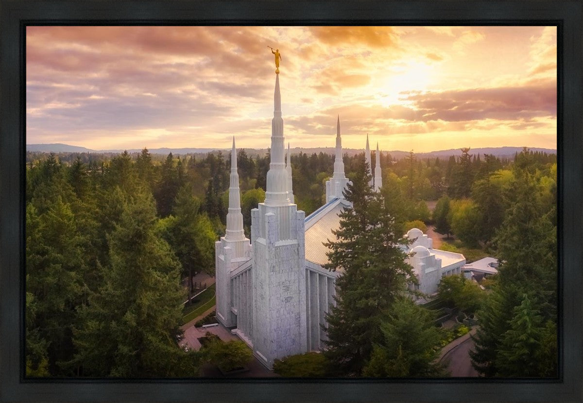 Portland From On High Gallery Wrap