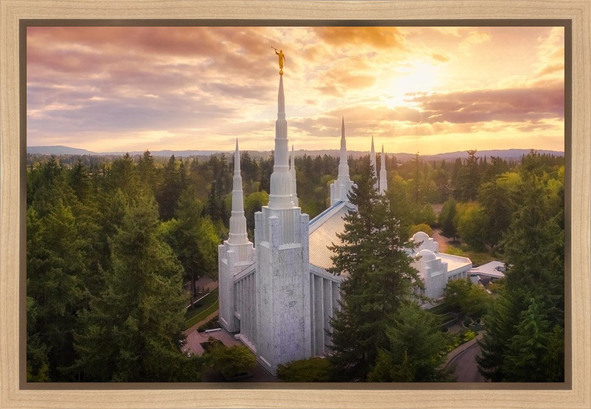 Portland From On High Gallery Wrap