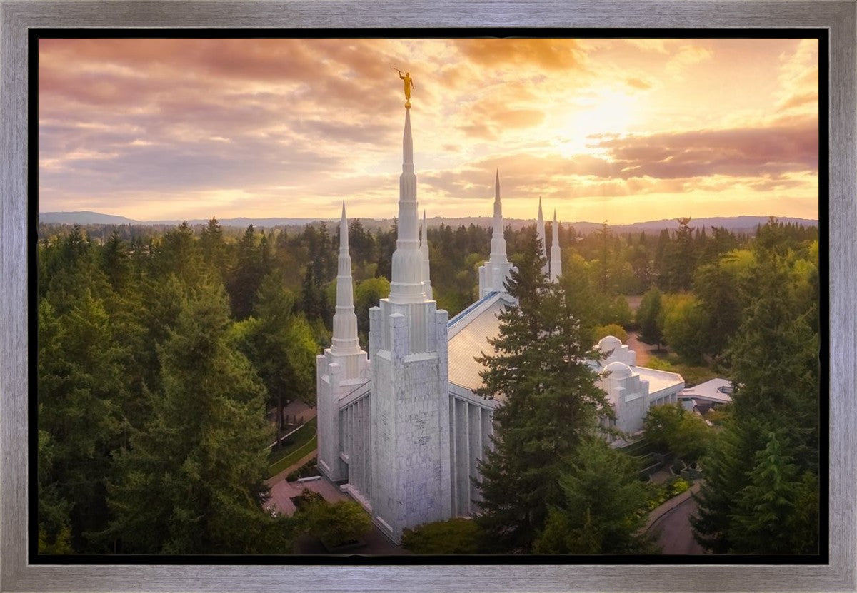 Portland From On High Gallery Wrap