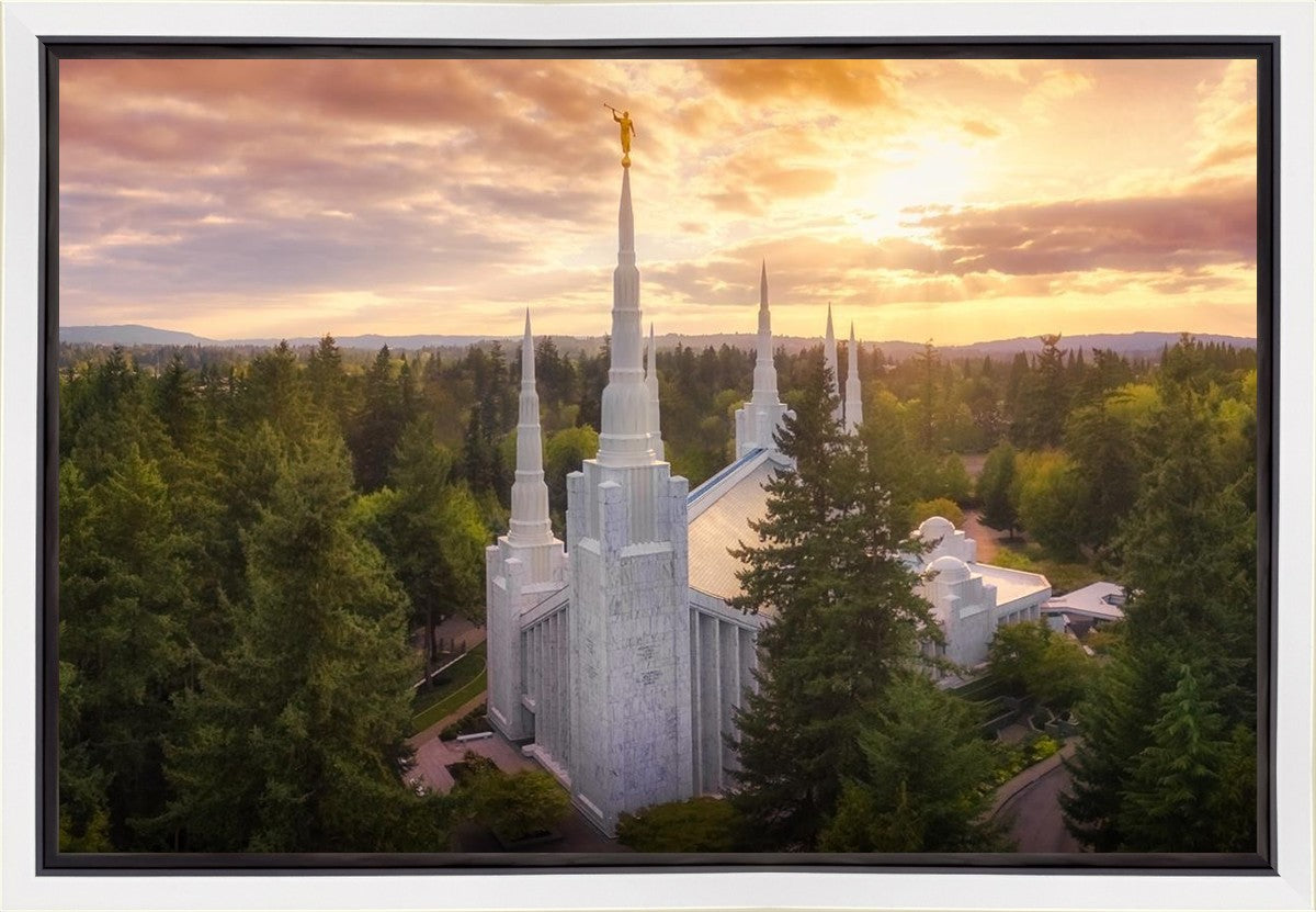 Portland From On High Gallery Wrap