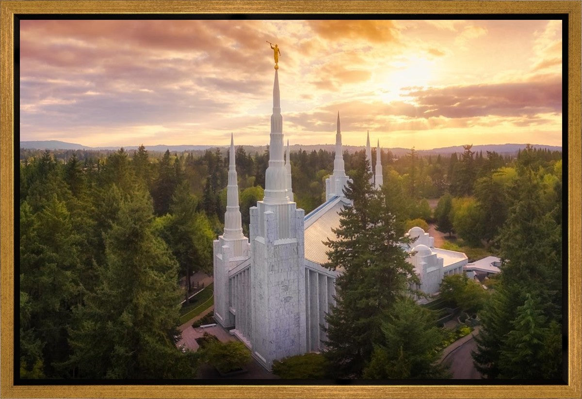 Portland From On High Gallery Wrap