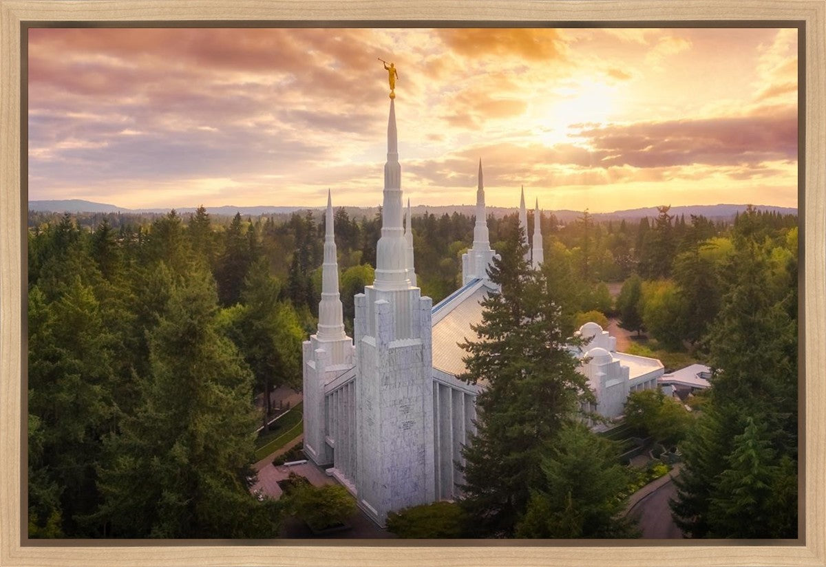 Portland From On High Gallery Wrap