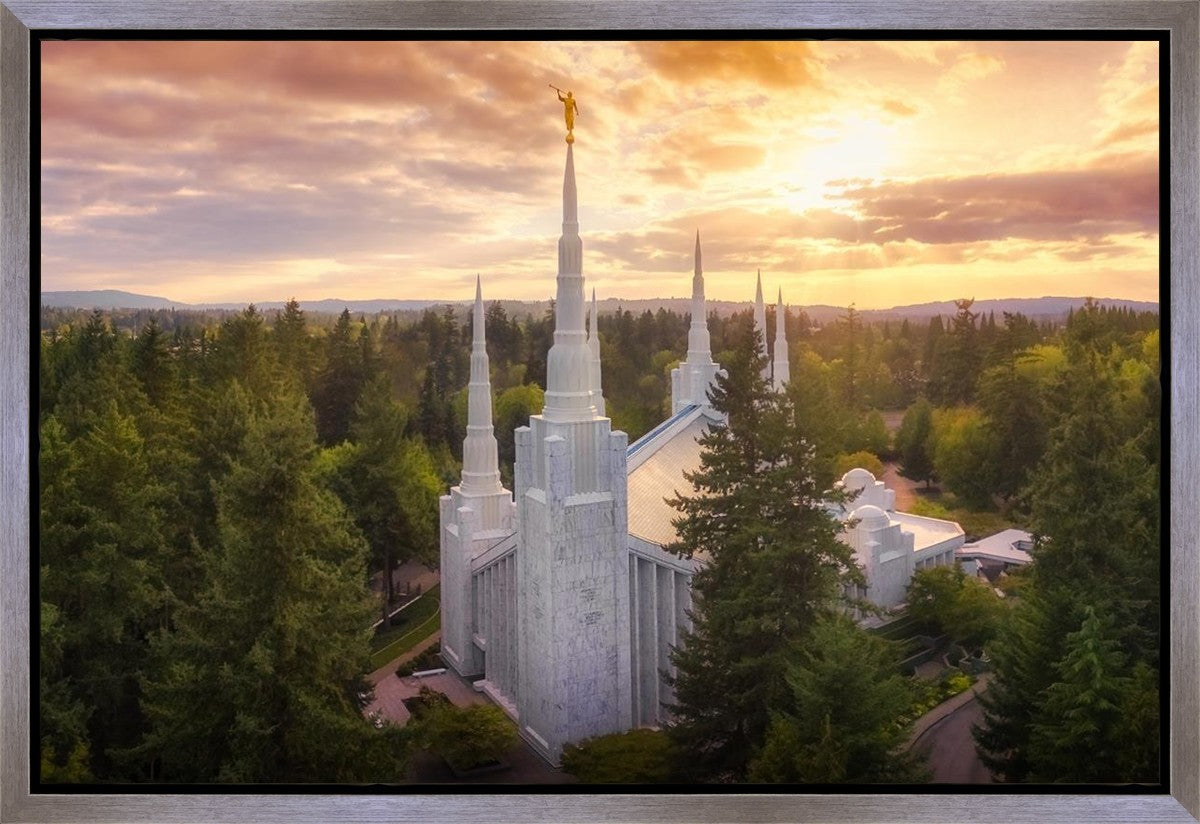 Portland From On High Gallery Wrap
